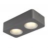 Spot LED aplicat aluminiu gri HANGARAU 2