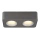 Plafoniere cu spoturi, Spoturi aplicate - Spot LED aplicat aluminiu gri HANGARAU 2