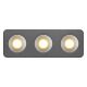 Plafoniere cu spoturi, Spoturi aplicate - Spot LED aplicat aluminiu gri HANGARAU 3