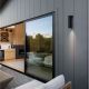Aplice - Aplica exterior cu iluminat jos LED IP65 LUSY antracit