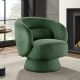Fotoliu pivotant tesatura boucle verde BOSSA NOVA