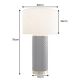 Veioze - Veioza, Lampa de masa din ceramica ELEGANCIA 70cm