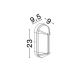 Aplice - Aplica de perete iluminat exterior IP65 AMEL