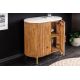 Comode - Comoda lemn de mango, marmura alba TRES CHIC 70cm