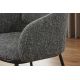 Scaune - Scaun cu cotiere FLORENZ, material textil gri structurat