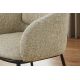 Scaune - Scaun cu cotiere FLORENZ, material textil bej maroniu