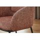 Scaune - Scaun cu cotiere FLORENZ, material textil rosu ruginiu
