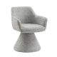 Scaun pivotant AMBIENTO tesatura Chenille gri