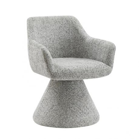 Scaune - Scaun pivotant AMBIENTO tesatura Chenille gri