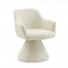 Scaun pivotant AMBIENTO tesatura Chenille bej