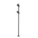 Stalp exterior cu 2 Spoturi directionabile IP65 DARMA H-122cm