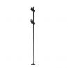 Stalp exterior cu 2 Spoturi directionabile IP65 DARMA H-122cm