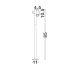 Stalpi - Stalp exterior Spot directionabil IP65 DARMA H-85cm