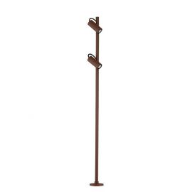 Stalp exterior cu 2 Spoturi directionabile IP65 DARMA H-122cm