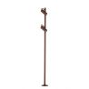 Stalp exterior cu 2 Spoturi directionabile IP65 DARMA H-122cm