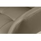 Scaune - Set de 2 scaune pivotante SIGNATURE piele naturala taupe