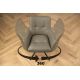 Scaune - Set de 2 scaune pivotante SIGNATURE piele naturala taupe