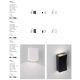 Aplice - Mini Aplica iluminat exterior ambiental BOXY antracit