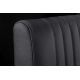 Scaune - Scaun cu brate design retro Big Aston piele naturala neagra