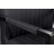 Scaune - Scaun cu brate design retro Big Aston piele naturala neagra