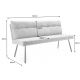Banchete-Tabureti - Bancheta moderna BIG GEORGE 160cm sampanie bej