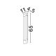 Stalpi - Stalp LED exterior din aluminiu antracit IP65 Dira H-65cm