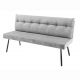Bancheta moderna BIG GEORGE 160cm gri