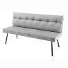 Bancheta moderna BIG GEORGE 160cm gri