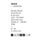 Stalpi - Stalp LED exterior din aluminiu IP65 Iman H-65,5cm