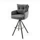 Scaune Bar - Scaun de bar pivotant BIG GEORGE antracit