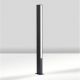 Stalpi - Stalp negru de exterior LED IP65 Stor H-100cm