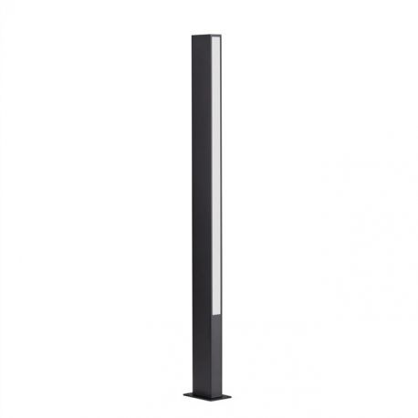 Stalpi - Stalp negru de exterior LED IP65 Stor H-100cm