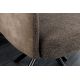 Seturi scaune, HoReCa - Set de 2 scaune pivotante BIG GEORGE maro taupe