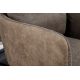 Seturi scaune, HoReCa - Set de 2 scaune pivotante BIG GEORGE maro taupe