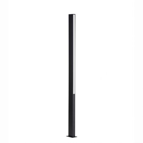 Stalpi - Stalp negru de exterior LED IP65 Stor H-150cm