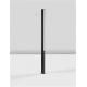 Stalpi - Stalp negru de exterior LED IP65 Stor H-150cm