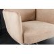 Seturi scaune, HoReCa - Set de 2 scaune pivotante BIG GEORGE sampanie bej