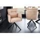 Seturi scaune, HoReCa - Set de 2 scaune pivotante BIG GEORGE sampanie bej