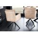 Seturi scaune, HoReCa - Set de 2 scaune pivotante BIG GEORGE sampanie bej