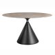 Mese dining - Masa rotunda SIGNATURE 135cm ceramica gri