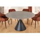 Mese dining - Masa rotunda SIGNATURE 135cm ceramica gri