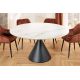 Mese dining - Masa rotunda SIGNATURE 135cm ceramica alba
