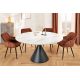 Mese dining - Masa rotunda SIGNATURE 135cm ceramica alba