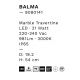 Stalpi - Stalp exterior din travertin LED IP65 Balma