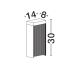Stalpi - Mini Stalp exterior H-30cm LED IP65 ALLEY