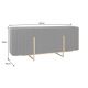 Comode - Comoda lemn de mango fronturi canelate GATSBY 160cm negru
