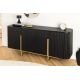 Comode - Comoda lemn de mango fronturi canelate GATSBY 160cm negru