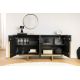 Comode - Comoda lemn de mango fronturi canelate GATSBY 160cm negru