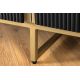 Comode - Comoda TV lemn de mango fronturi canelate GATSBY 160cm negru