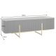 Comode - Comoda TV lemn de mango fronturi canelate GATSBY 160cm negru